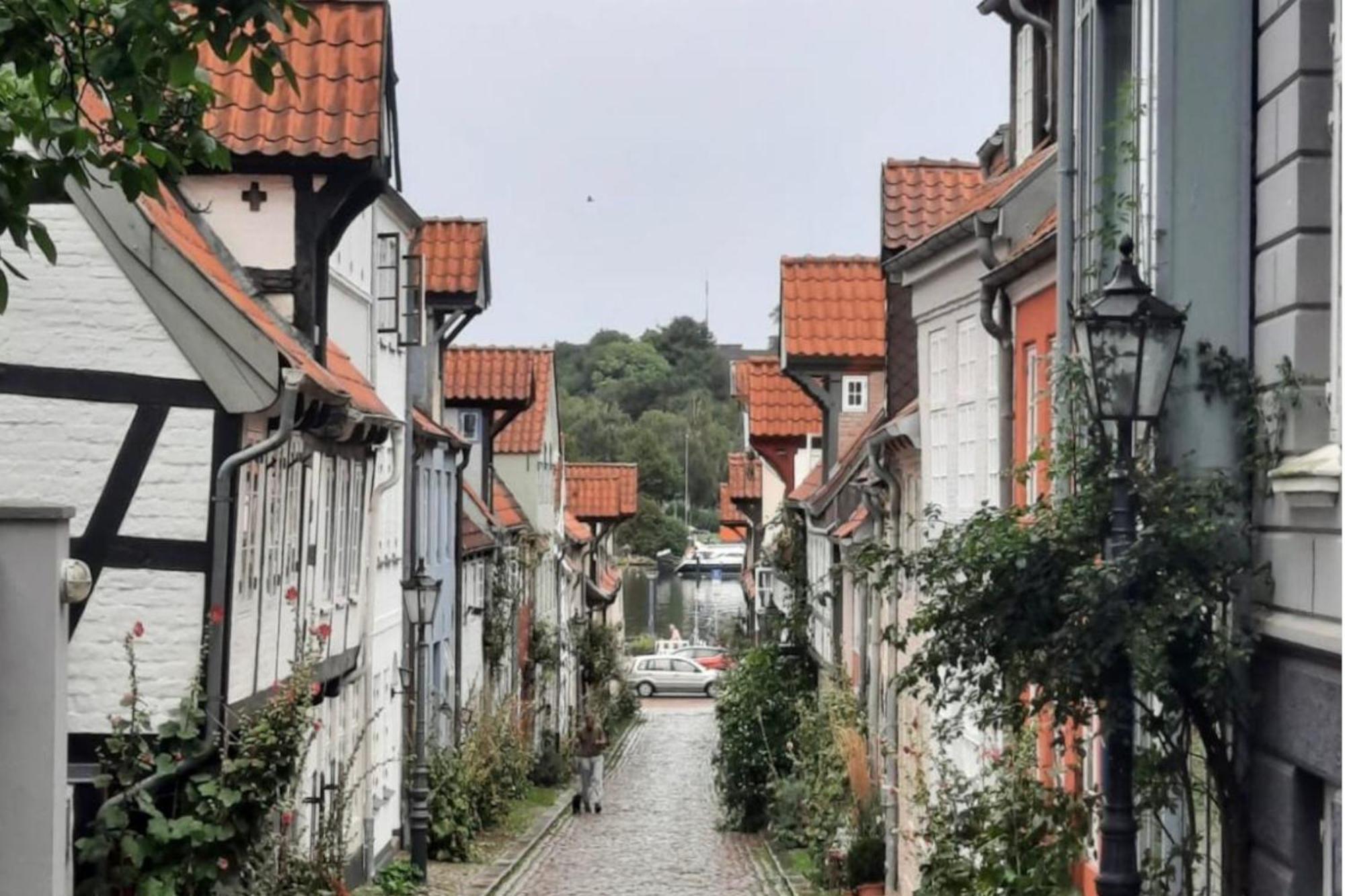 Hafenblick Ferienwohnung In Der Altstadt Mit Parkplatz Flensburg Zewnętrze zdjęcie
